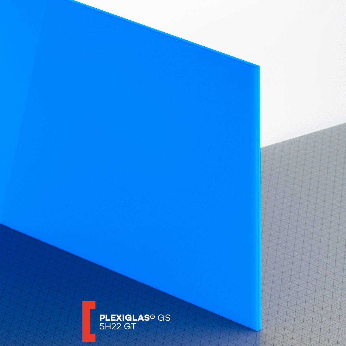 POLYVANTIS GmbH Plexiglas GS (3050x2030x3mm) 5H22 mėlyna