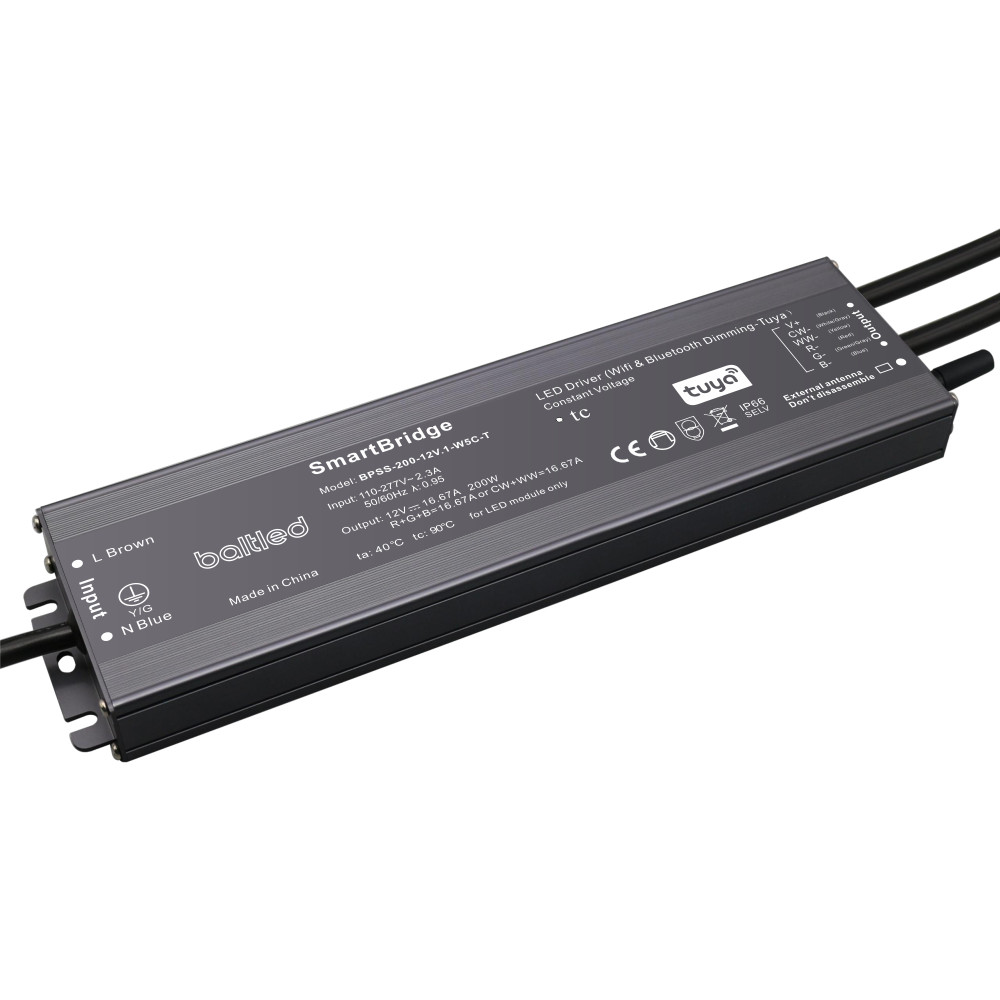 BALTLED LED Maitinimo šaltinis BaltLED Smartbridge BPSS-200-24V.1-W5CTC-W 200W 24V