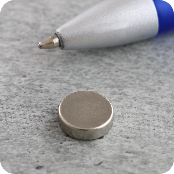Magnetiniai apskritimai, 10mm x 3mm, N42 (100 vnt.)