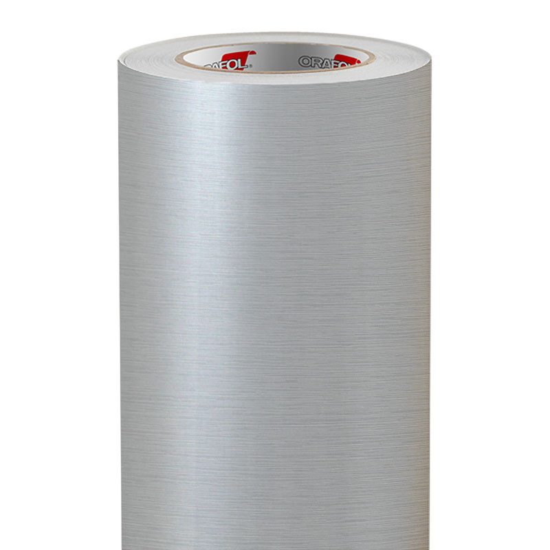 ORAFOL Lipni plėvelė Oracal 352-907G Chrome brushed, raižyta