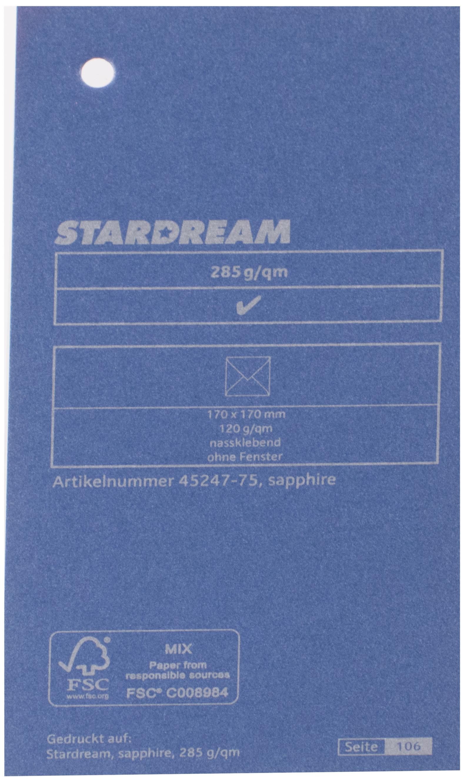 CORDENONS Metalizuotas popierius Stardream sapphire 120g/m2 72x102 cm safyrų sp.