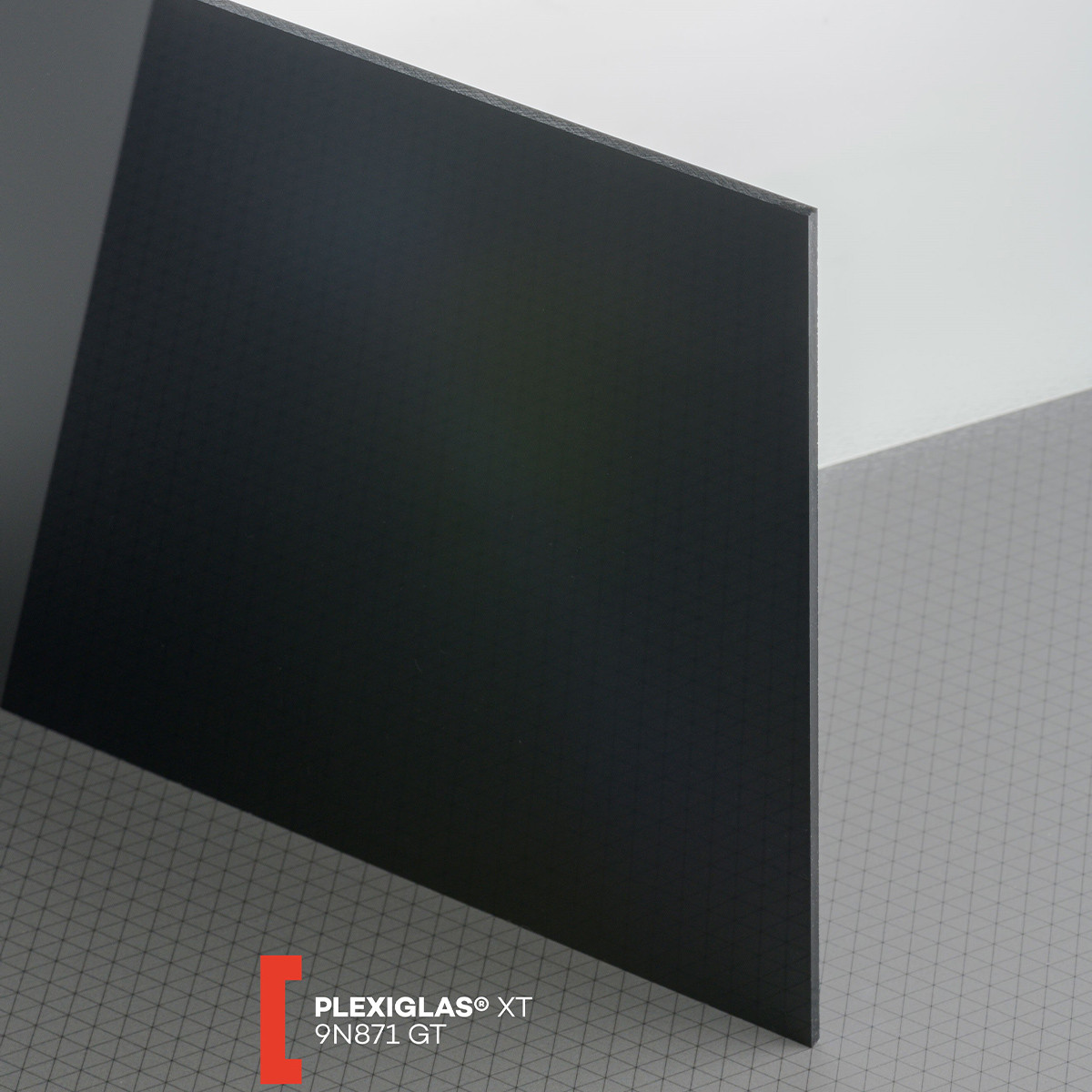 POLYVANTIS GmbH Plexiglas XT (3050x2050x2mm) 9N871 juoda