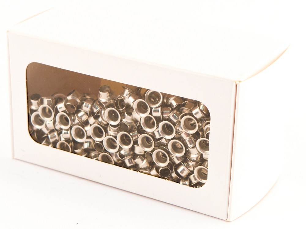Akutės nikeliuotos diametras 4,0mm ilgis 2,9mm 1000vnt. HAN-24N-H-1M