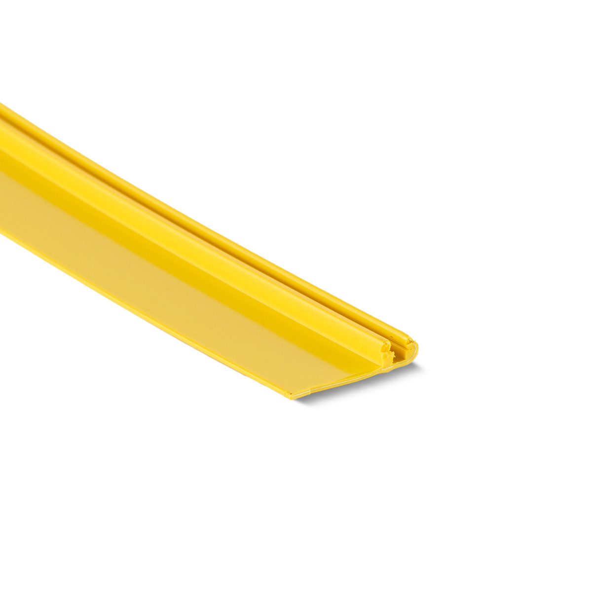 Proprofil Plastikinis kantelis SignTrim 155 3mm F, tamsiai geltona ~RAL1023 (50m ritinys)