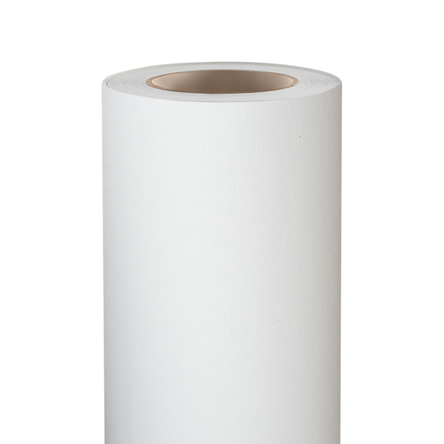 Drobė TL1419 340 g/m2 (Sol, UV) balta, pusiau blizgi (Ritinys 1,52x20 m)