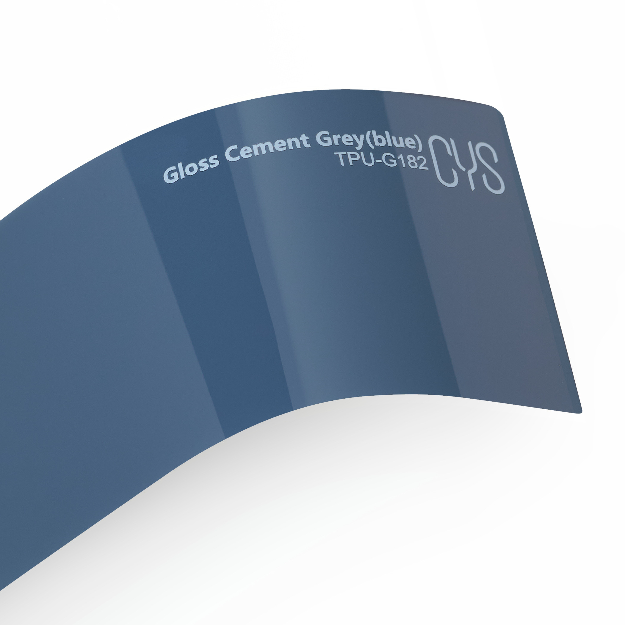 CYS Lipni plėvelė CYS Gloss Cement Grey (blue) 971 TPU-G182, blizgi