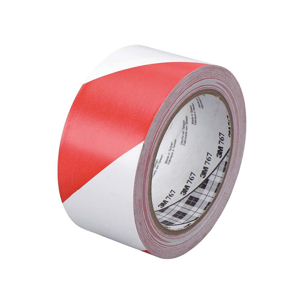 3M Žymėjimo juosta 3M 767L (raudona/balta) (50mm x 33m)