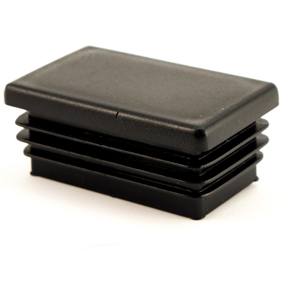 Dangteliai stačiakampiams profiliams (50x30x2mm) 305-50302-40, juoda