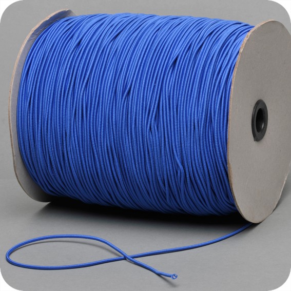 Apvalios elastinės gumelės 2,2mm, mėlynos sp., ritė 500m