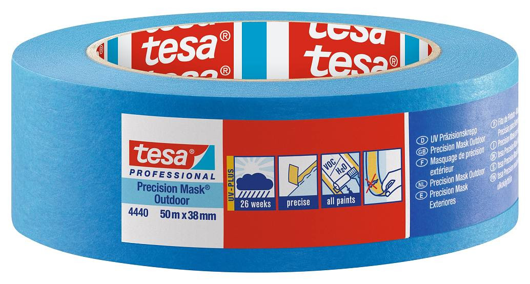TESA Apsauginė dažymo juosta Tesa 4440 lauko darbams (38mm x 50m)