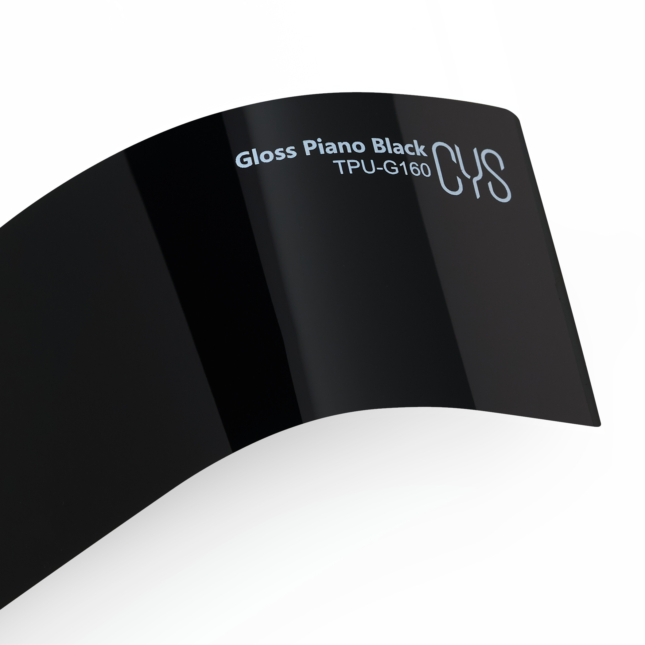 CYS Lipni plėvelė CYS Gloss Piano Black 971 TPU-G160, blizgi