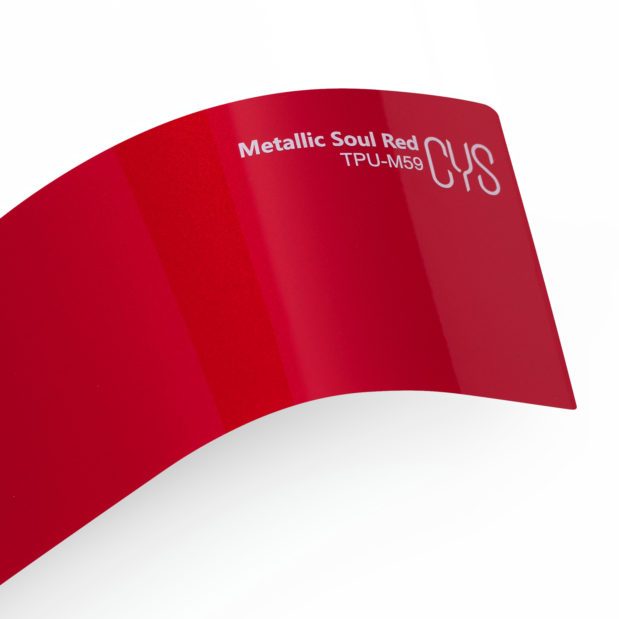 CYS Lipni plėvelė CYS Metallic Soul Red 971 TPU-M59, metalikas