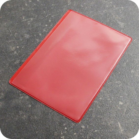 Magnetinės PVC plastikinės įmautės raudonos sp. A4