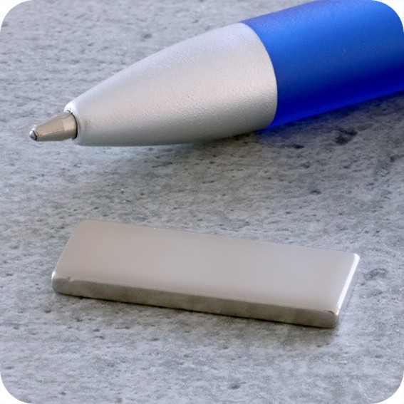 Magnetiniai blokeliai, 25mm x 10mm x 2mm, N35 (100vnt.)