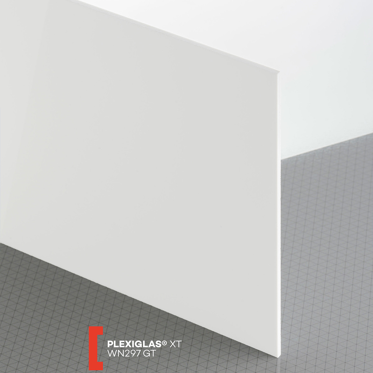 POLYVANTIS GmbH Plexiglas XT (3050x2050x5mm) WN297 pieno balta (02970)