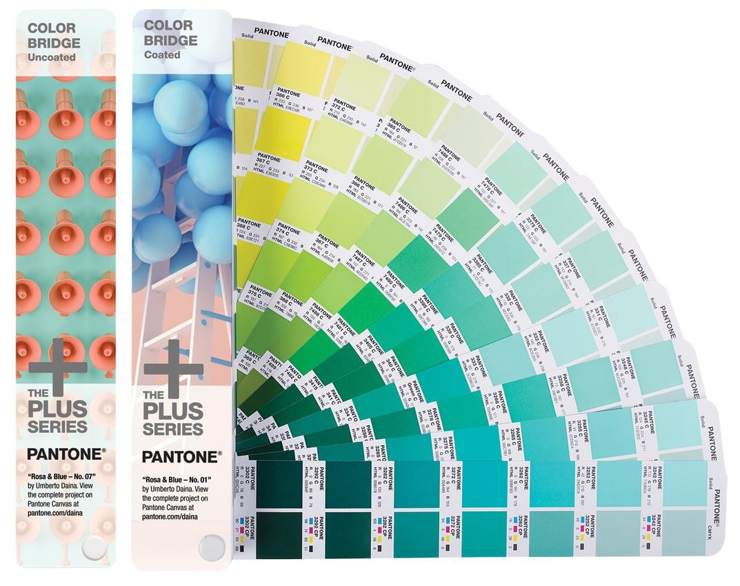 PANTONE Spalvų kontrolės paletė COLORBRIDGE SET coated and uncoated