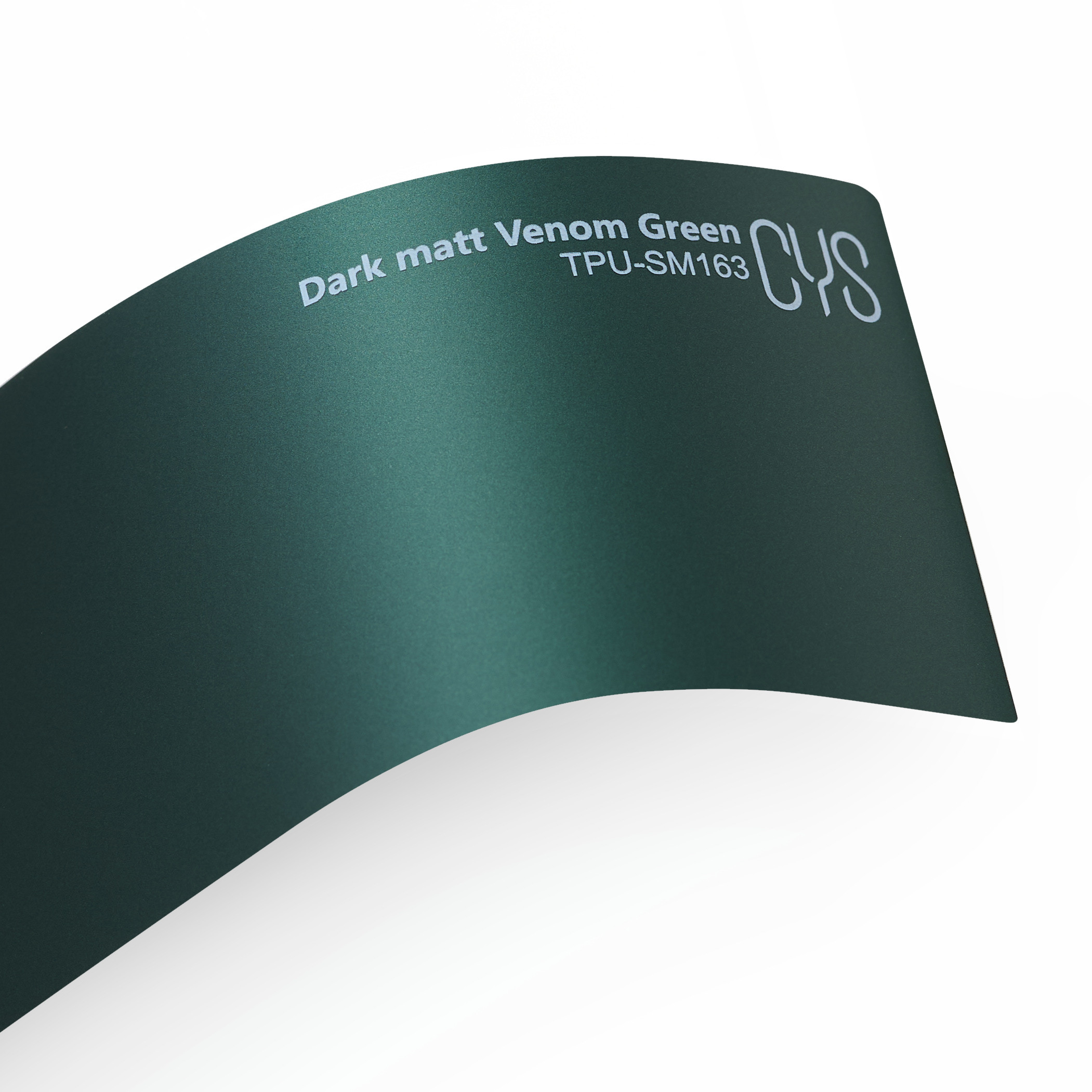 CYS Lipni plėvelė CYS Dark Matt Venom Green 971 TPU-SM163, matinė