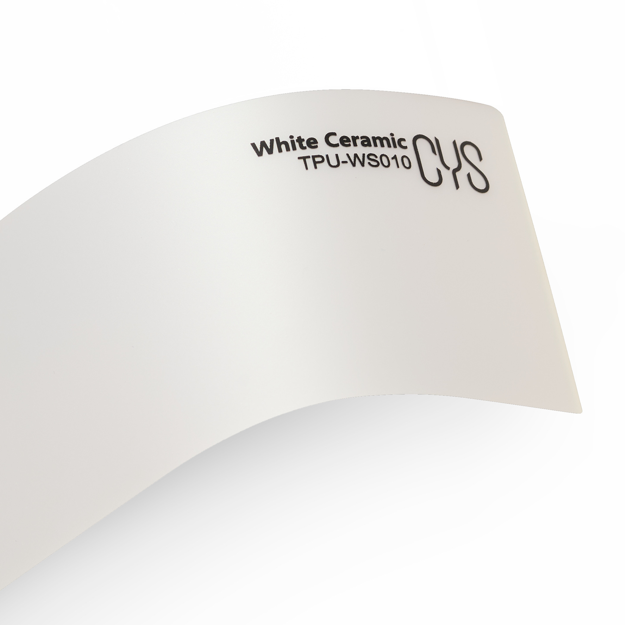 CYS Lipni plėvelė CYS White Ceramic Matt 971 TPU-WS010, matinė