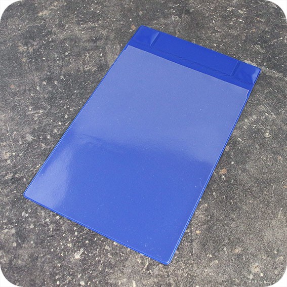Magnetinės PVC plastikinės įmautės mėlynos sp. A4