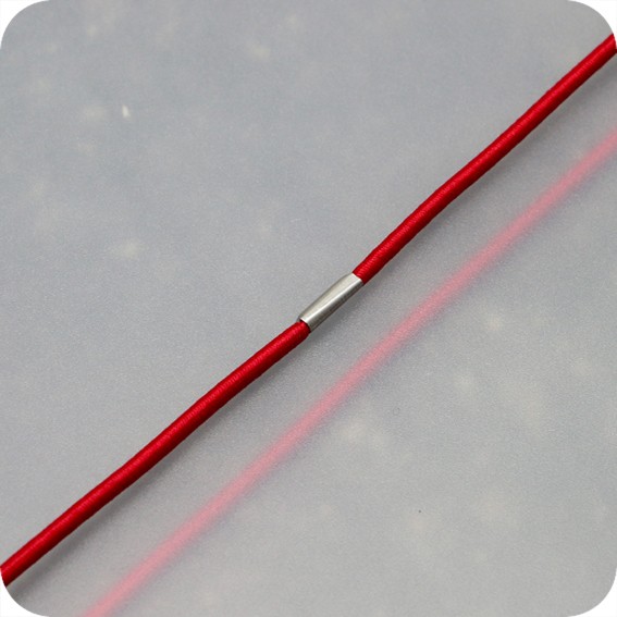 Sujungtos apvalios elastinės gumelės 410mm, raudonos sp. (100vnt.)
