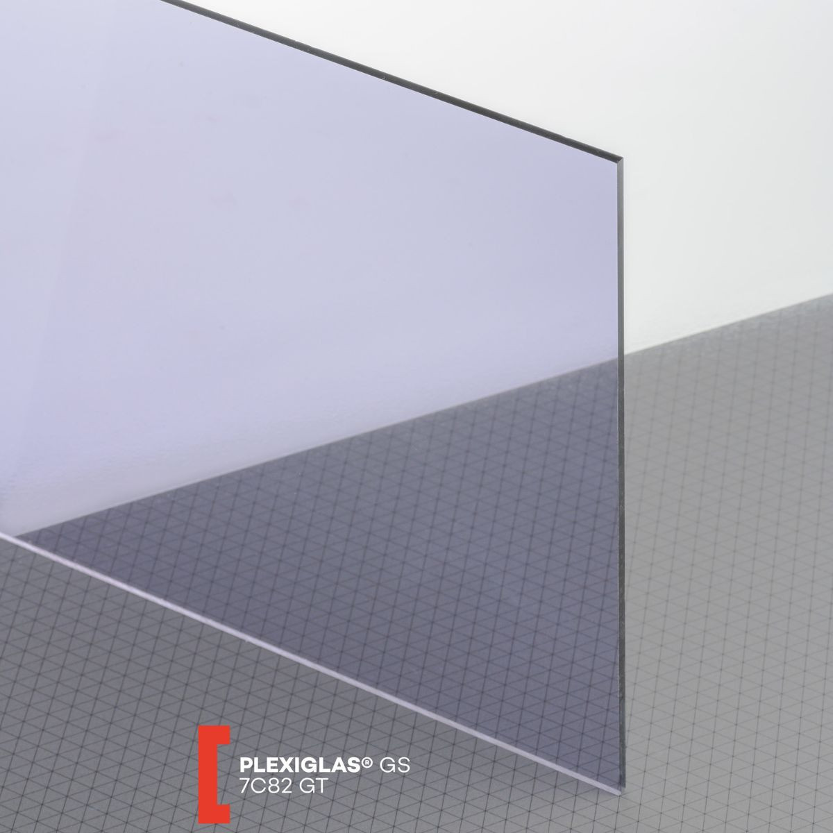 POLYVANTIS GmbH Plexiglas GS (3050x2030x5mm) 7C82 pilka (882)