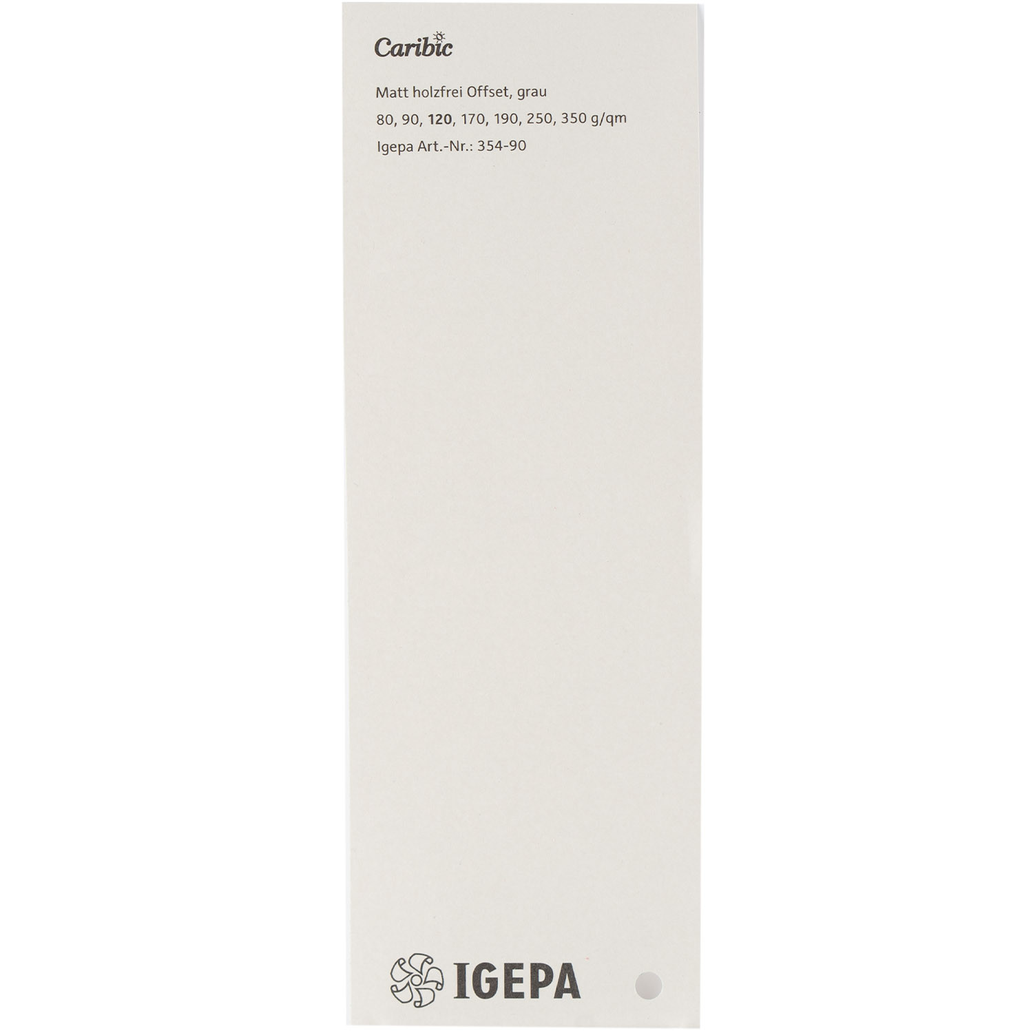 Favini Spalvotas popierius Caribic Nr.90 250g/m2 65x92 cm (šv.pilka)