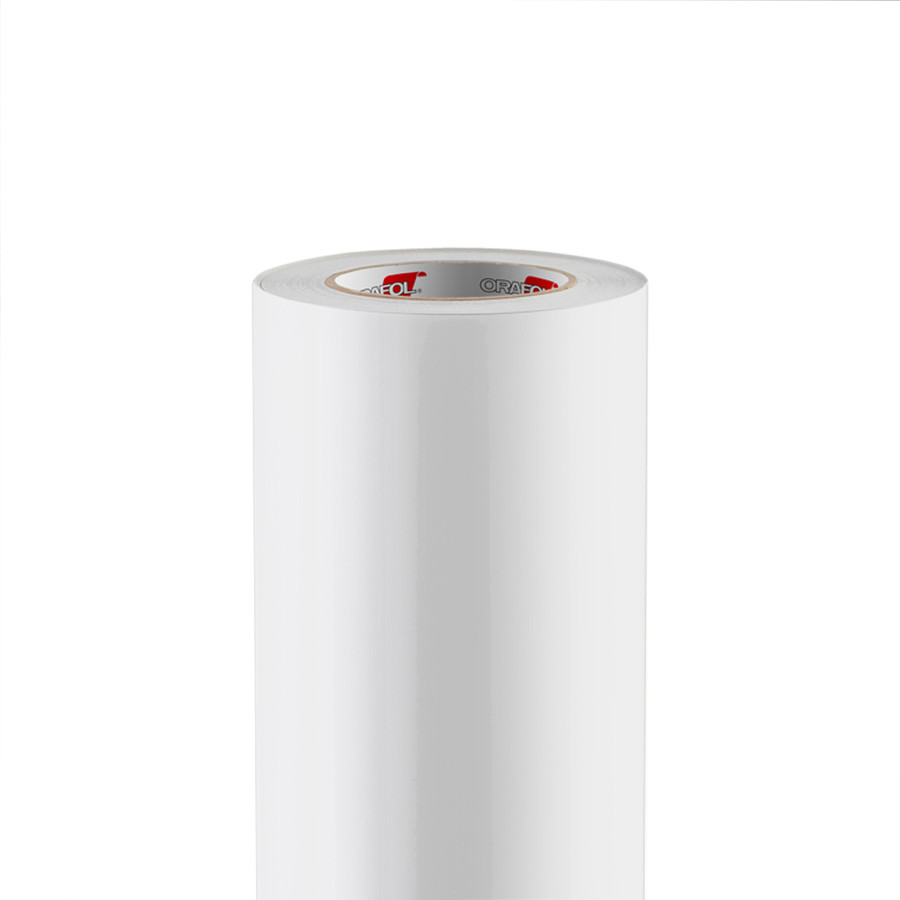 ORAFOL Monomerinė PVC plėvelė ORAJET 3164XRA-10G balta, blizgi (Ritinys 1,37x50 m)