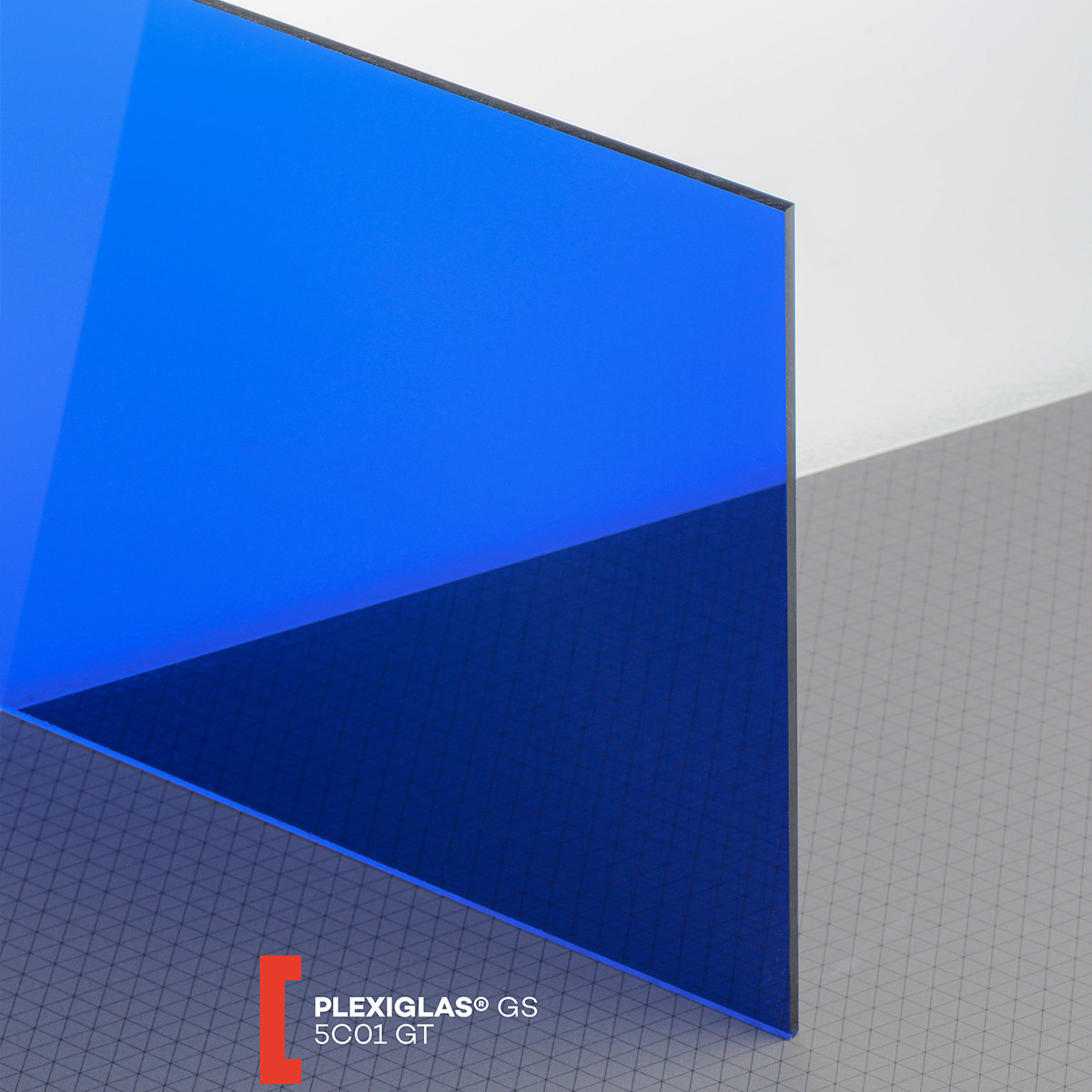 POLYVANTIS GmbH Plexiglas GS (3050x2030x3mm) 5C01 mėlyna (627)