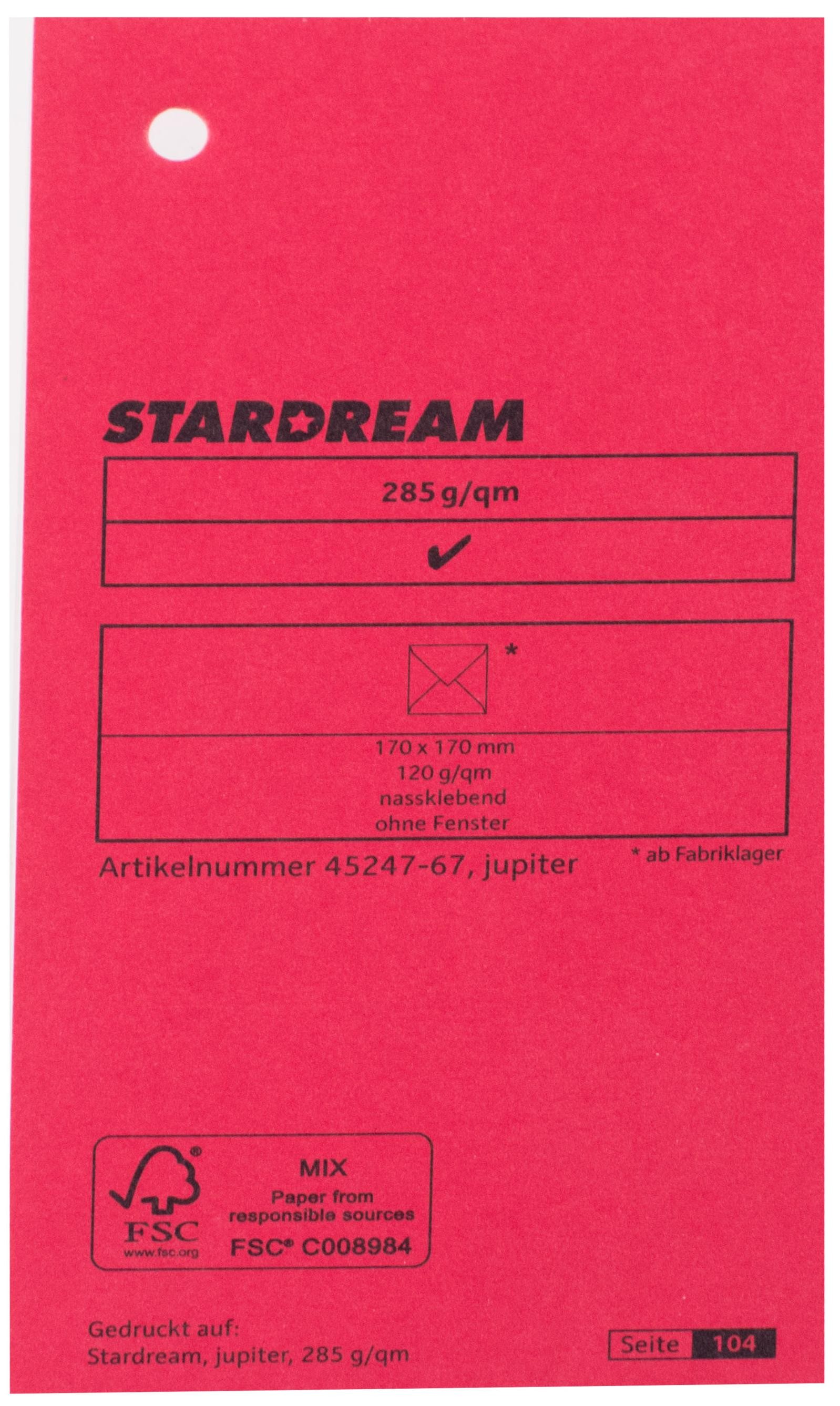 CORDENONS Metalizuotas popierius Stardream jupiter 120g/m2 72x102 cm raudonos sp.