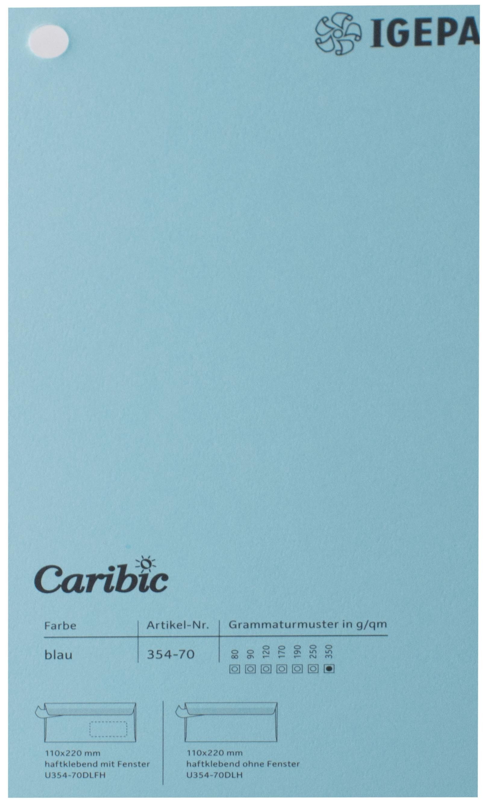 Favini Spalvotas popierius Caribic Nr.70 250g/m2 65x92 cm (žydra)