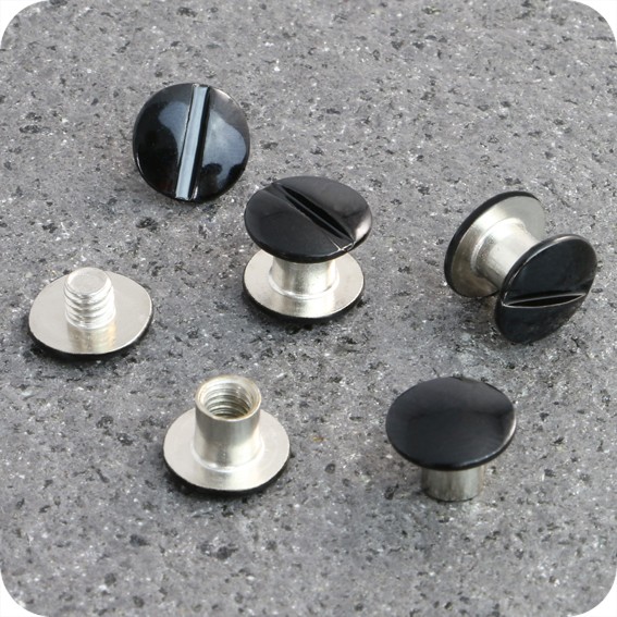 Metaliniai varžtai, dažyta juoda sp., 5mm ilgio