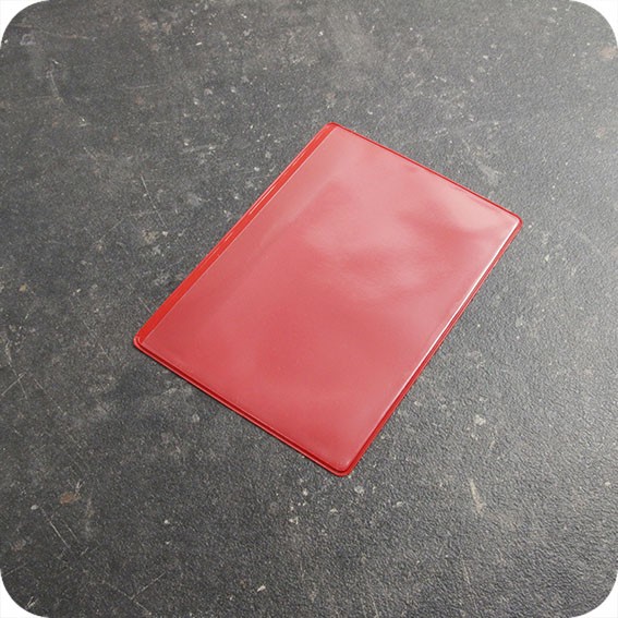 Magnetinės PVC plastikinės įmautės raudonos sp. A5