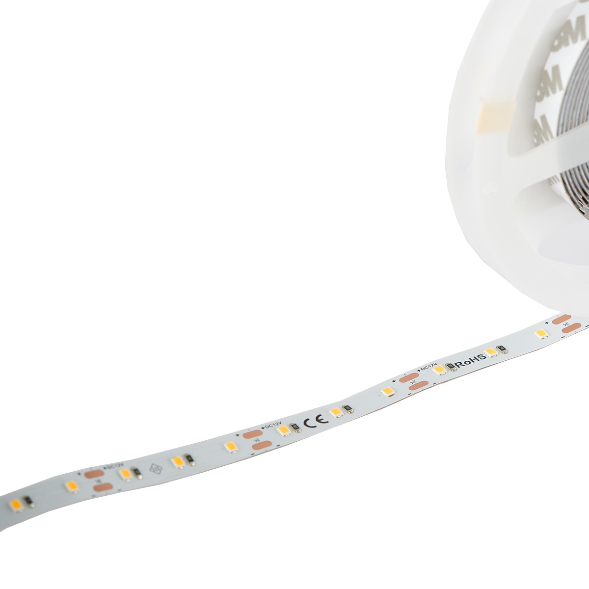 Horizontali lanksti LED juosta 60LED/12W/m (W72) balta/šilta