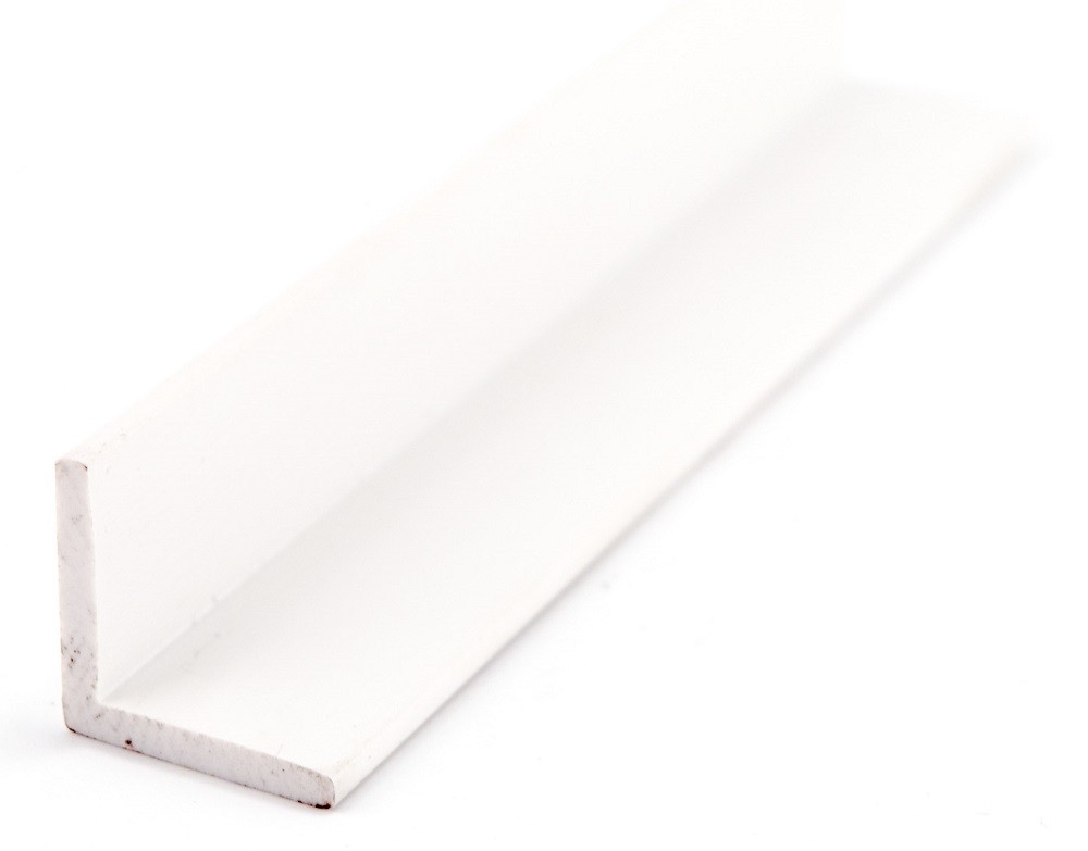 GEHR PVC profilis L (15x15x2mm) baltas 314 3000mm