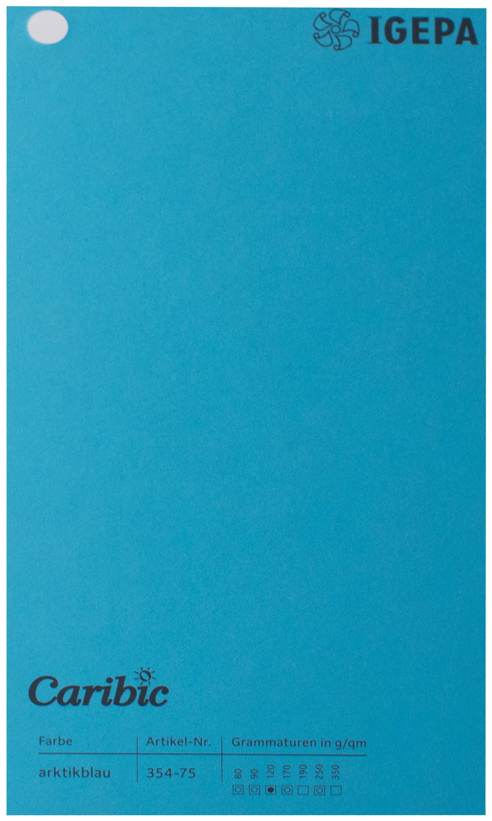 Favini Spalvotas popierius Caribic Nr.75 250g/m2 65x92 cm (šv.mėlyna)