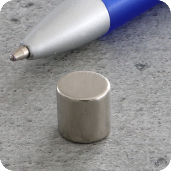 Magnetiniai apskritimai, 10mm x 10mm, N35 (100 vnt.)