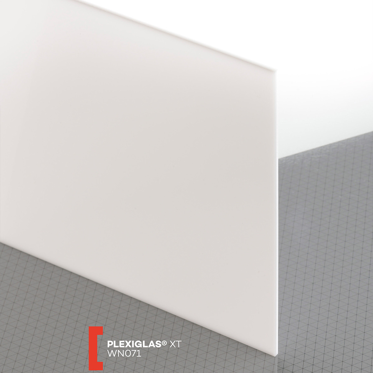 POLYVANTIS GmbH Plexiglas XT (3050x2050x5mm) WN071 balta