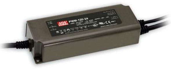 LED Maitinimo šaltinis lauko sąlygoms Mean Well PWM 120W IP67