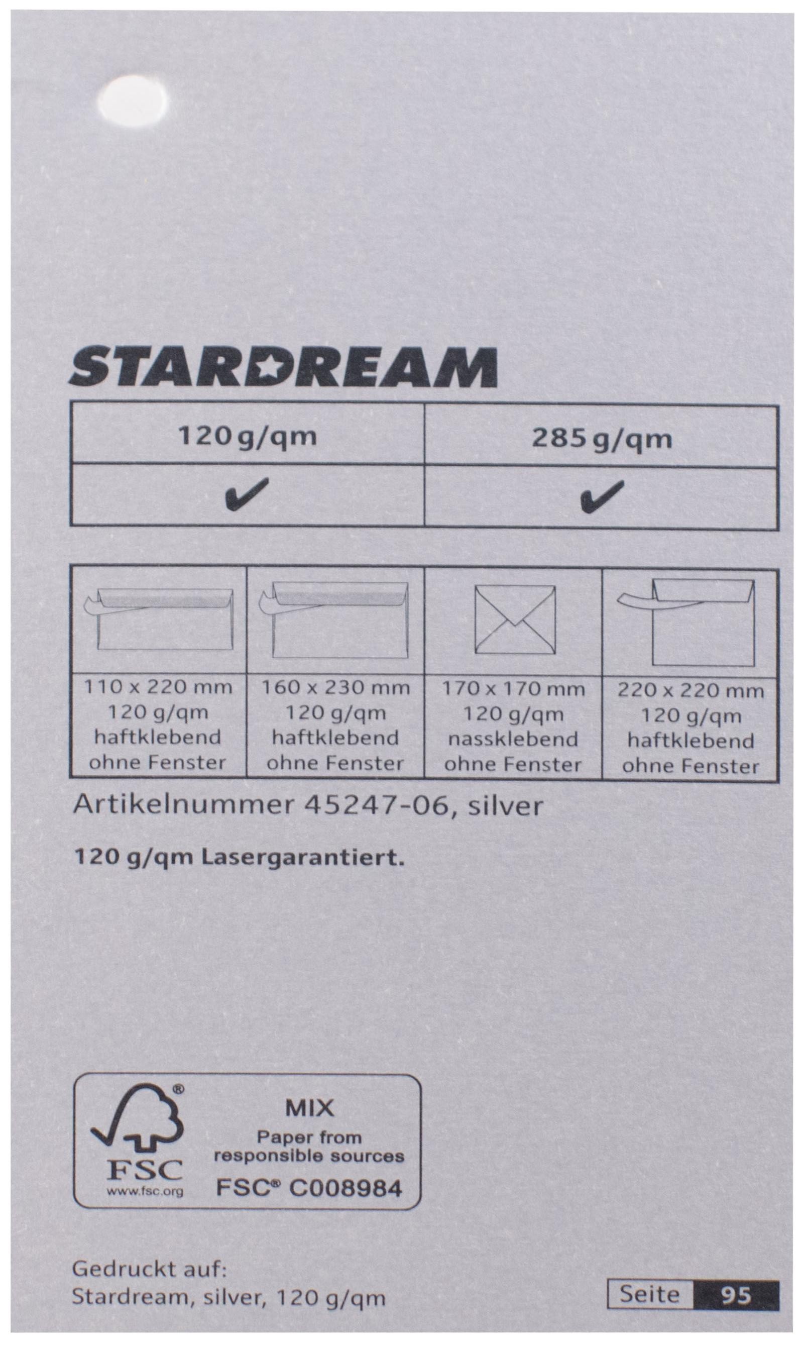 CORDENONS Metalizuotas popierius Stardream silver 120g/m2 72x102 cm sidabro sp.