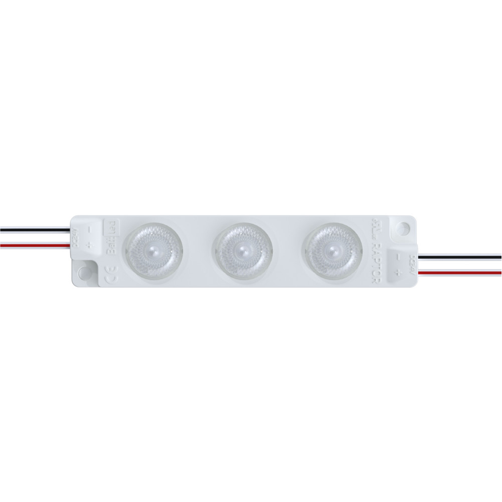 BALTLED LED modulis Raptor - 3 BMP-R3-865E1.8-24V,  šaltai balta 6500K 1,8W, 24V