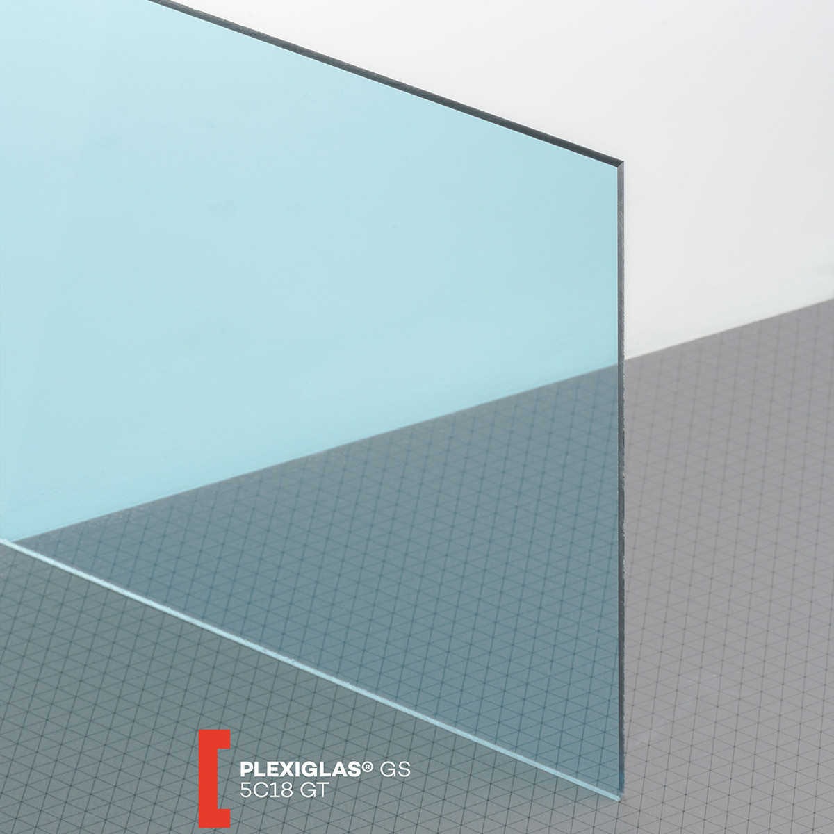 POLYVANTIS GmbH Plexiglas GS (3050x2030x3mm) 5C18 mėlyna (625)