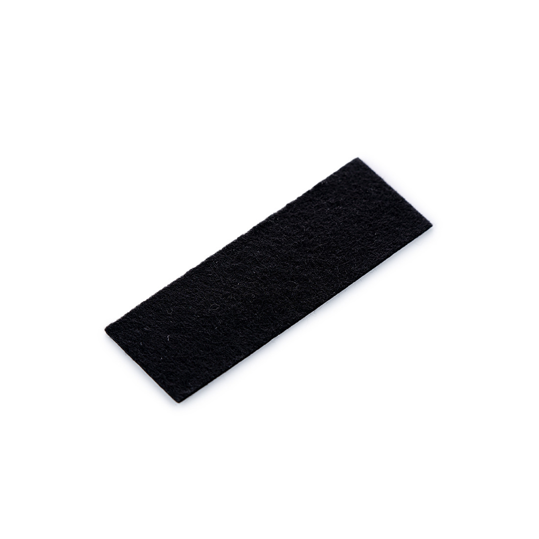 Klijuojamas veltinis (10x3,5cm), juodas