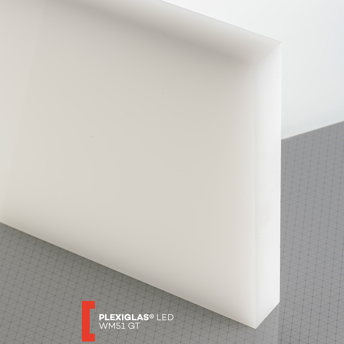 POLYVANTIS GmbH Plexiglas LED (3050x2030x20mm) WM51 balta