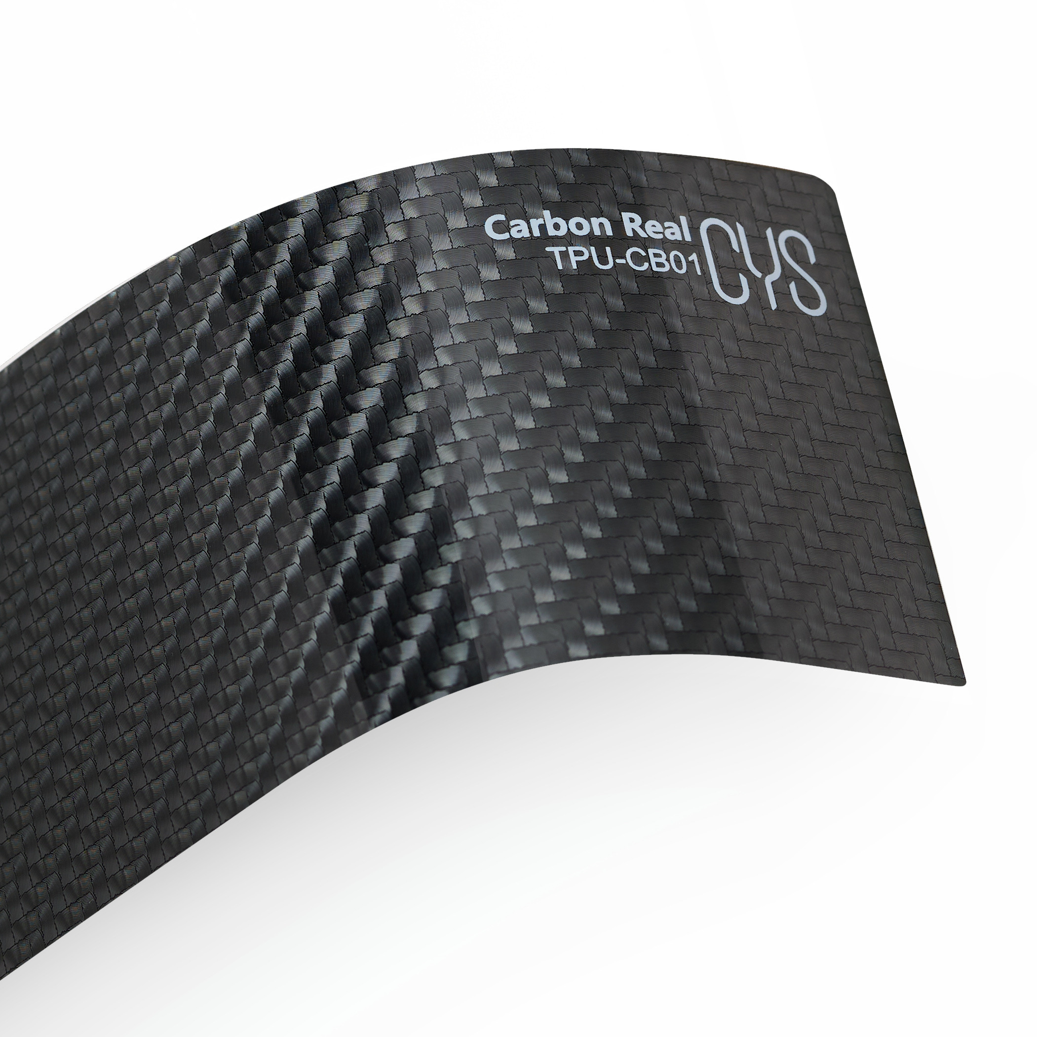 CYS Lipni plėvelė CYS Carbon Real 971 TPU-CB01, blizgi