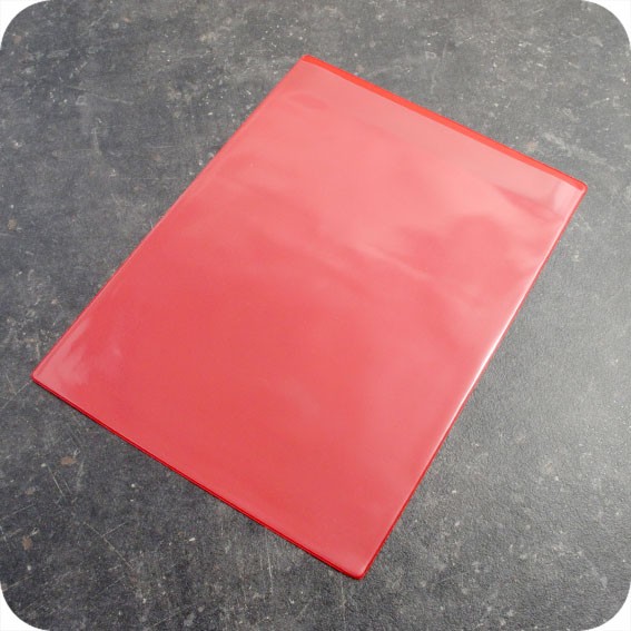 Magnetinės PVC plastikinės įmautės raudonos sp. A4