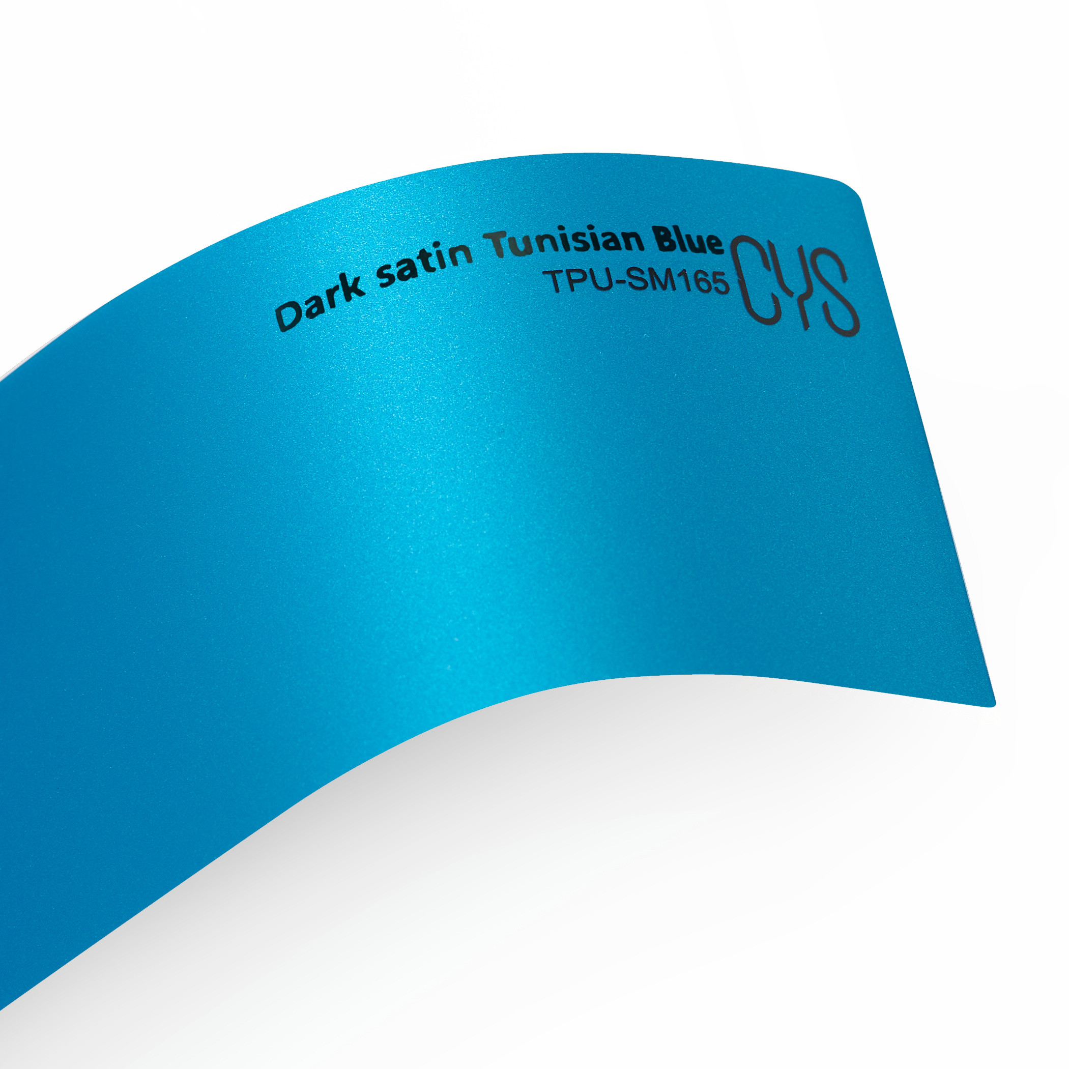 CYS Lipni plėvelė CYS Dark Satin Tunisian Blue 971 TPU-SM165, satinas