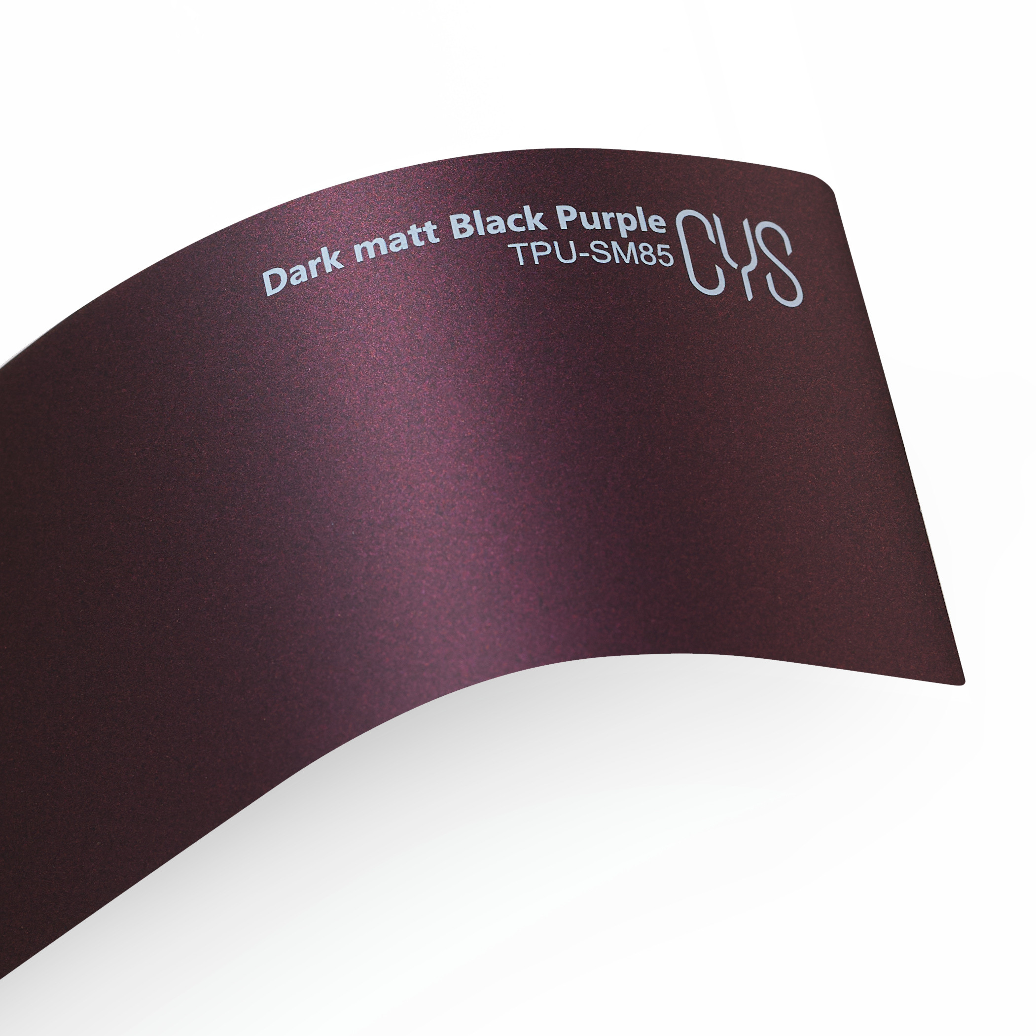 CYS Lipni plėvelė CYS Dark Black Purple Matt 971 TPU-SM85, matinė