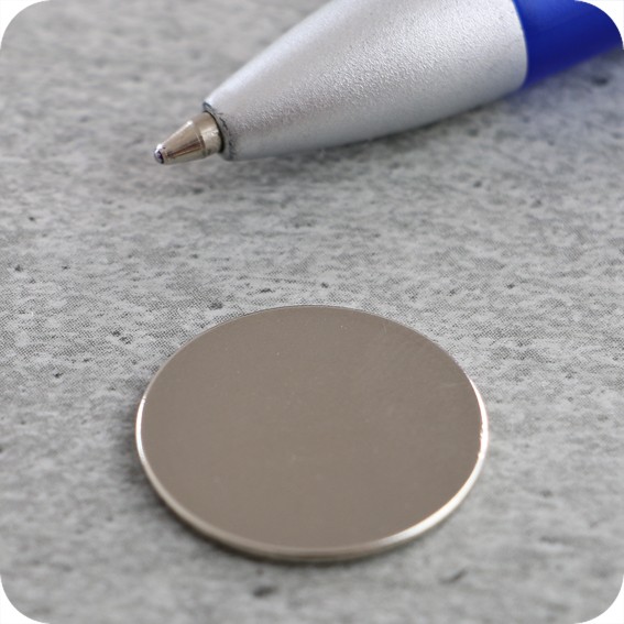 Magnetiniai apskritimai, 20mm x 1mm, N35 (100 vnt.)