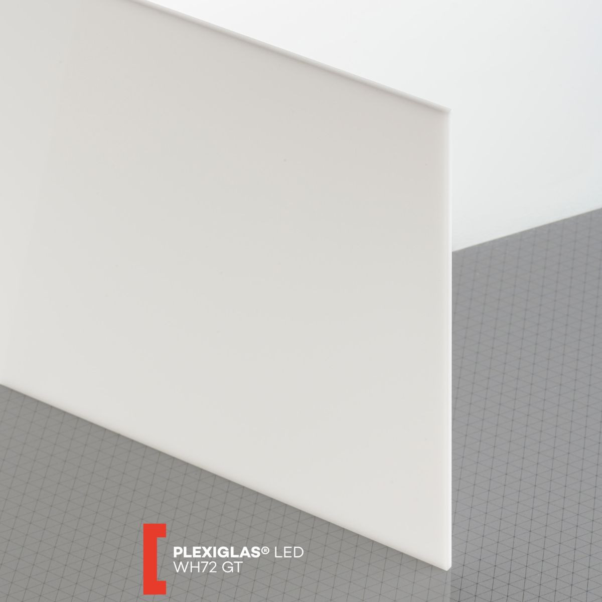 POLYVANTIS GmbH Plexiglas LED (3050x2030x3mm) WH72 balta
