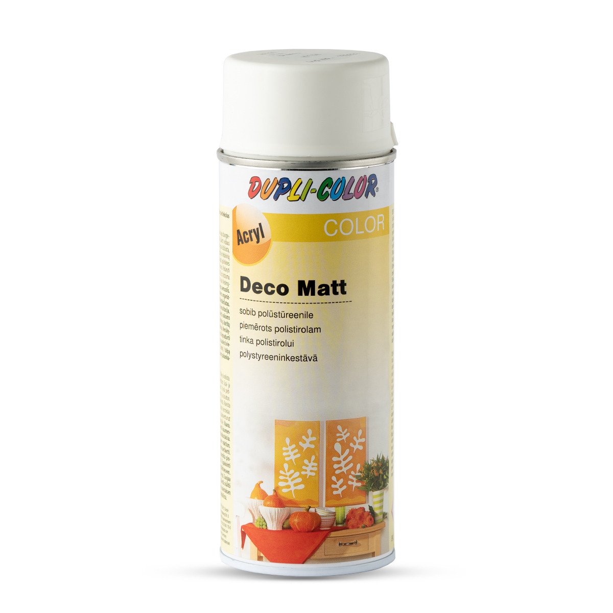 Dažai aerozoliniai Deco line Matt 400ml, balta